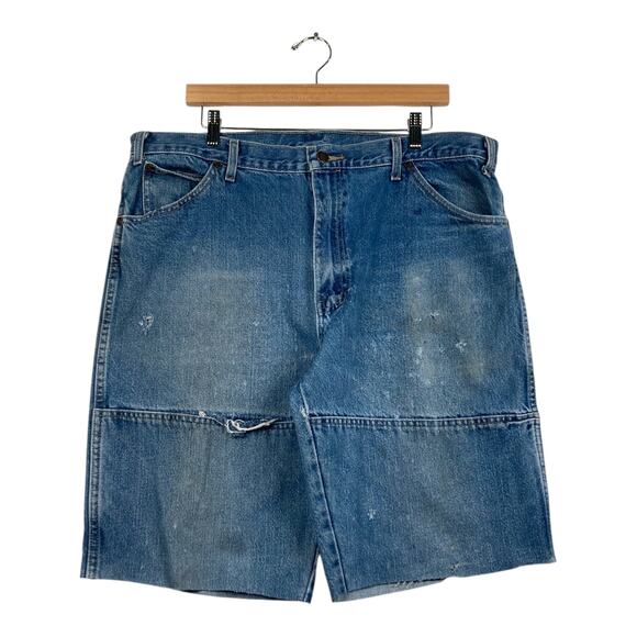 Vintage Dickies Raw Hem Distressed Denim Shorts 39 - Picture 1 of 7